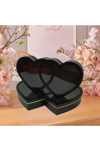 Suntek 2x Sevgililer Günü Hediye Kutusu Romantik Siyah