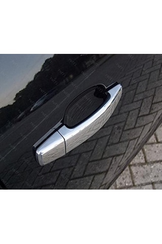 Opel Corsa D Krom Kapı Kolu Seti 4 Kapı 2007 Üzeri P. Çelik