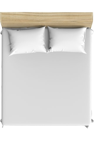 Makiteks Polycotton Beyaz 160x200 Çift Kişilik Lastik Çarşaf Seti