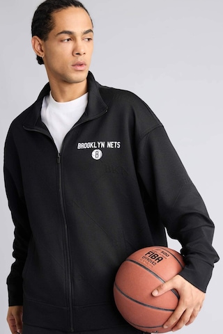 Defacto Nba Brooklyn Nets Hırka G9651ax26spbk81 Siyah-bk81
