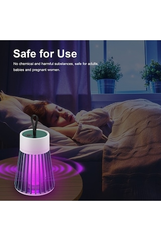 Besthome1 365nm Mor Işık Evcil Elektrikli Mus Derleyici 5w 20-50m² Enerji Tasarruflu Ev Ofis Bahçe Kullanımı