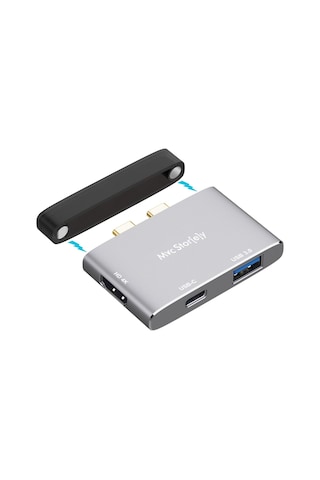 Apple Uyumlu MacBook Dual Usb-c Hub 4k Hdmı Usb 3.0 Pd Şarj Destekli Alüminyum Çoklayıcı