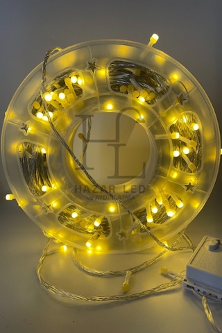 50 M İp Led Işık Ip20 İç Mekan Eklenebilir Fonksiyonlu Şeffaf Kablolu Dekoratif Led Işık Gün Işığı