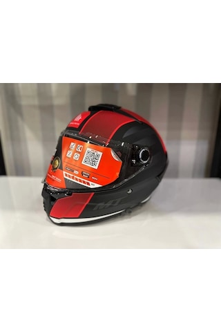 Mt Helmets Mt Thunder 4 Sv Tears B5 Motosiklet Kaskı Mat Siyah - Kırmızı