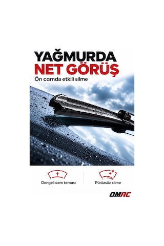 Kia Venga 2010-2018 Uyumlu Ön Silecek Takımı 2'li Muz Tipi 350mm + 650mm