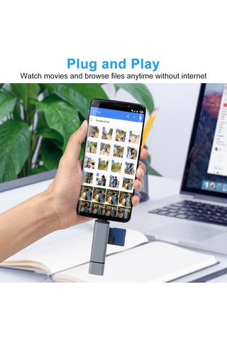Cr62 5in1 Çift Girişli Usb 3.0 & Type-c Otg Kart Okuyucu Hub Sd, Micro Sd Kart Okuyucu Adaptör