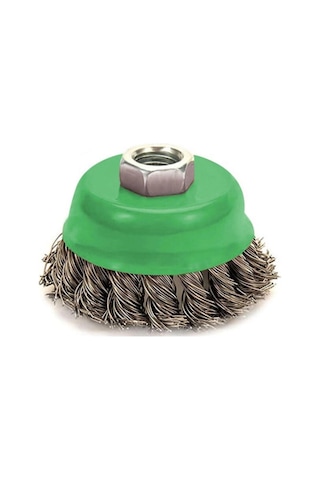 Çanak Fırça 75mm Burmalı Paslanmaz Telli M14 Vidalı Era10169 Eratool