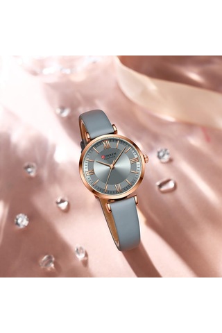 Curren 9079 Quartz Kadin Kol Saati Orjinal Kutusunda -mavi Rose Gold