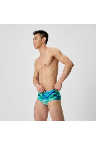 Speedo Printed Brief Yeşil