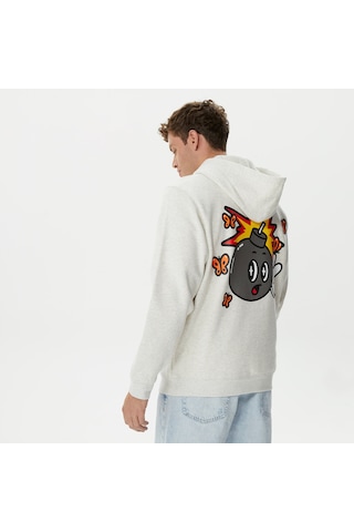 The Hundreds Butterfly Adam Erkek Gri Hoodie