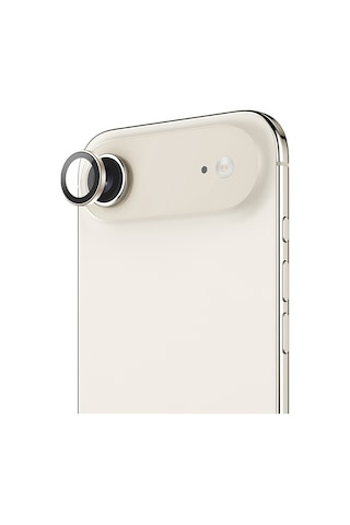 Apple Uyumlu iPhone 17 Air Benks Dr Safir Kamera Lens Koruyucu Açık Gold