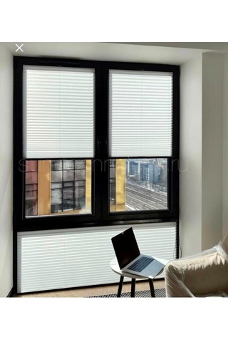 Beyaz Plise Perde - Cam Balkon Ve Pimapen Uyumlu Kancalı Veya Vidalı Montaj