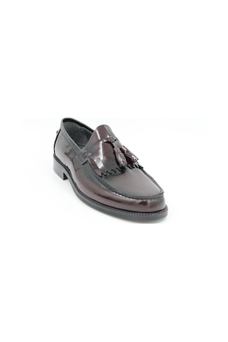 Luciano Bellini J1901 Erkek Klasik Microlite Ayakkabı - Bordo-bordo