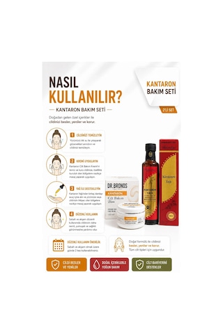 Dr. Bronos Kantaron Cilt Bakım Kremi 150 ML + Hekimhan Kantaron 250 ML
