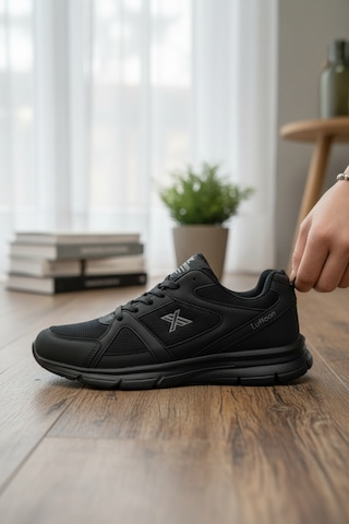 Enoch Ortopedik Yüksek Darbe Emicili Ultra Hafif Erkek Sneaker Siyah
