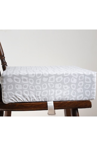 Babyjem QuickBoost Taşınabilir Mama Sandalye Yükseltici Minder Gri Kare