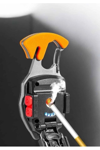 Toptan Bulurum Yeni Nesil Kamp Feneri Çok Fonksiyonlu Fener Anahtarlık Usb Çakmaklı Cam Kırıcı Kemer Kesici Açacak Renkli 86813968