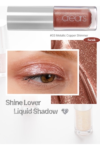 Cre'ars Shine Lover Liquid Shadow 03 Metallic Copper