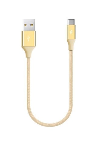 Ttec AlumiCable Type-C Kablo Altın 30cm - 2DK26A