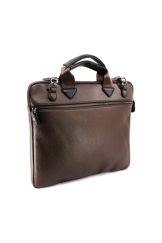 Derise Unisex 13 Ve 14 Inç Çok Bölmeli Evrak Ve Laptop Çantası Kahve Kahverengi