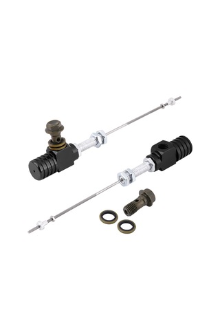 Yaozixa Alüminyum Hidrolik Debriyaj Alt Pompa M10x1.25mm - Motosiklet Atv Dirt Bike İçin Dayanıklı Ve Hızlı Vites Değişimi Siyah