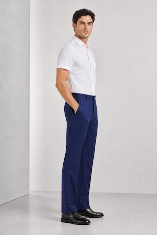 Bihan Store Erkek Regular Fit Klasik Kesim Pilesiz Lastikkotin Kumaş Pantolon 003-lacivert