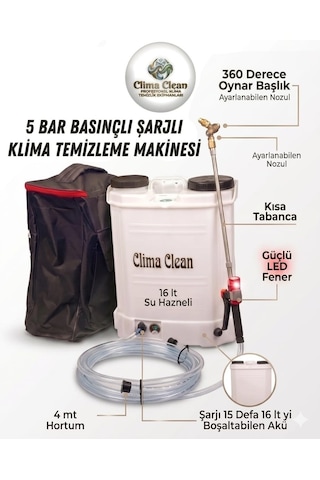 Şarjlı Klima Temizleme Pompası