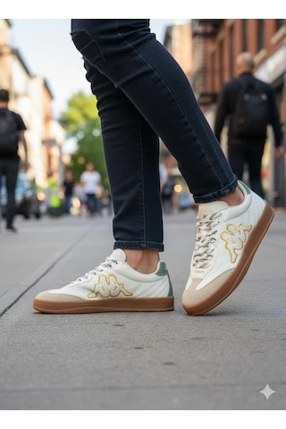Kappa Santiago Erkek Bej Sneaker Ayakkabı KP-1039M