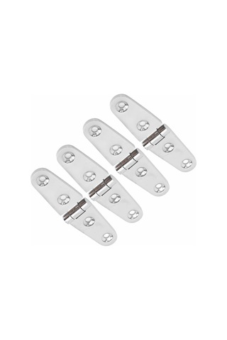 Lemestar 316 Paslanmaz Çelik Gemi Lukuk Menteşesi, 103mmx27mm, Dayanıklı, Kurşun Direnci, Kolay Kurulum, 4 Adet, Yat/fiberglas Yat Uygun