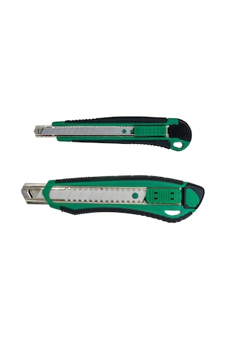 Elta Ergonomik Kilitli Maket Bıçağı Seti 9 Ve 18 Mm