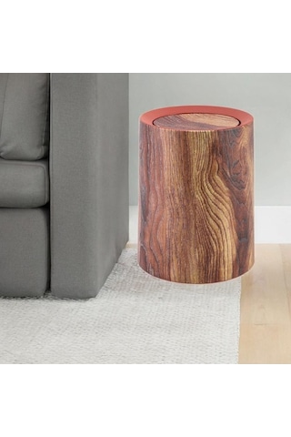 Pazly Yatak Taklit Suntek Retro Kutusu Konteyneri Kahverengi Çöp Ahşap 13l Nc Kahverengi