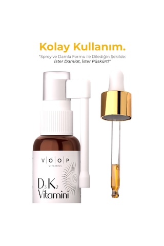 Voop Vitamin D3K2 Sprey Damla 20 ML