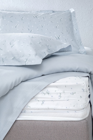 Yataş Bedding Ramona Çift Kişilik Bambu Pike Takımı - Açık Mavi