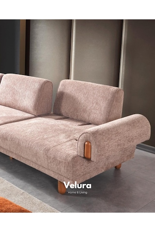 Elit Köşe Koltuk Takımı Ekru