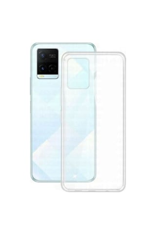 Vivo Uyumlu Y21s Kapak 1mm Süper Silikon Şeffaf Kılıf
