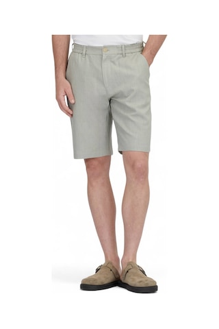 Nil Yeşili Dokuma Jogging Fit Casual Pamuk Karışımlı Bermuda Nil Yeşili