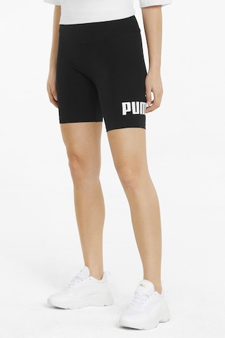 Puma Ess 7 Logo Short Legging Siyah Kadın Tayt Siyah