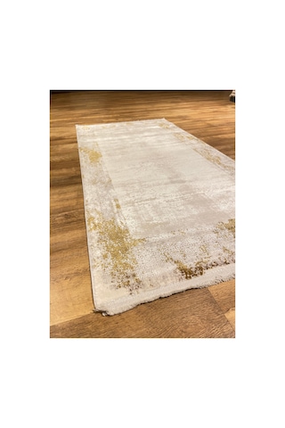 Voıla 05b Krem Gold Halı Çok Renkli