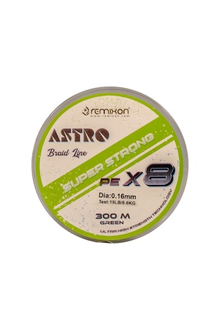 Remixon Astro 8b Green 300m İp Misina 0,16mm 0,16mm