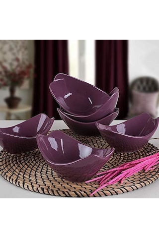 Mor Sera Çerezlik/sosluk 16 Cm 6 Adet Açık Kahverengi