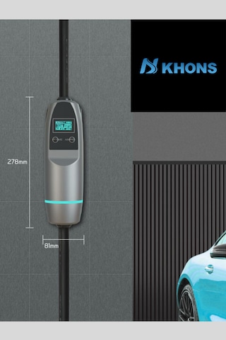 Khons 3,5 Kw Taşınabilir Araç Şarj Cihazı 10m Kablo 3.5 Kw