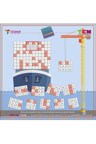 Crossword 7-9+ Yaş / Iq Dikkat ve Yetenek Geliştiren Kitaplar N11.2423