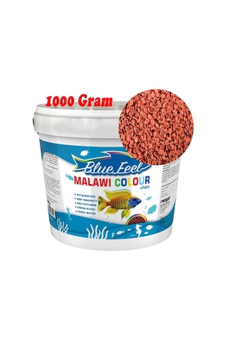 Blue Feel Malawi Colour Chips Balık Yemi 1 KG Kovadan Bölme