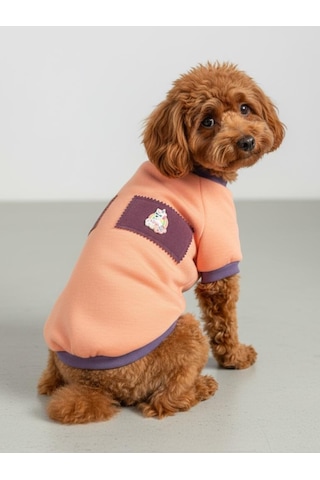 Sevimli Unicorn Marşmelov Pembe Köpek Polar Sweatshirt