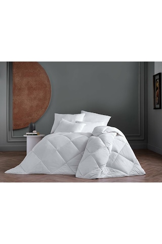 Doqu White Line Microfiber Yorgan Çift Kişilik Diğer