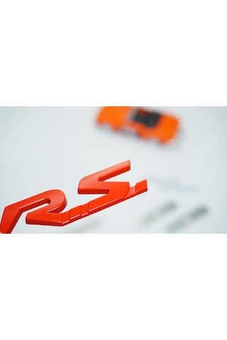 Dk Tuning Rs Ön Panjur Kırmızı Metal Logo Arma Renault İle Uyumlu