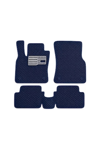 Dacia Spring 2021 2025 Essential Uyumlu Eva Oto Paspas Lacivert Metal Topukluklu Tam Set