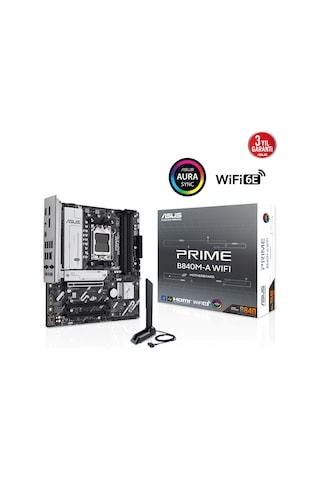 Asus Prıme B840m-a Wıfı Amd Ddr5 Matx Anakart