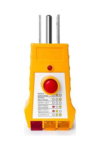 Xurunkeji Topraklama Ürünleri İçin Priz Test Cihazı, Gfcı'lı Priz Test Cihazı, Elektrik Prizi Test Cihazı, Fiş Test Cihazı, Usplug