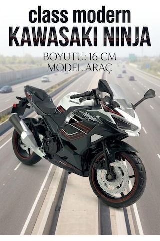 Hobbiez Lisanslı Kawasaki Ninja Model Diecast 1/12 Ölçek Metal Motosiklet Araç